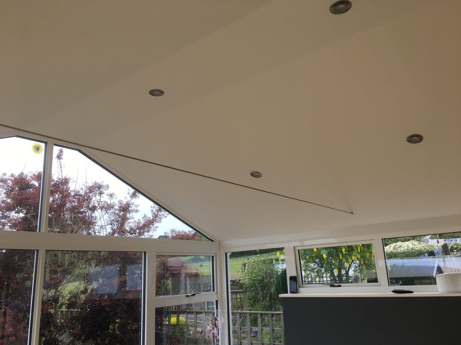 Hewlett case study, aluminium conservatory with SupaLite roof
