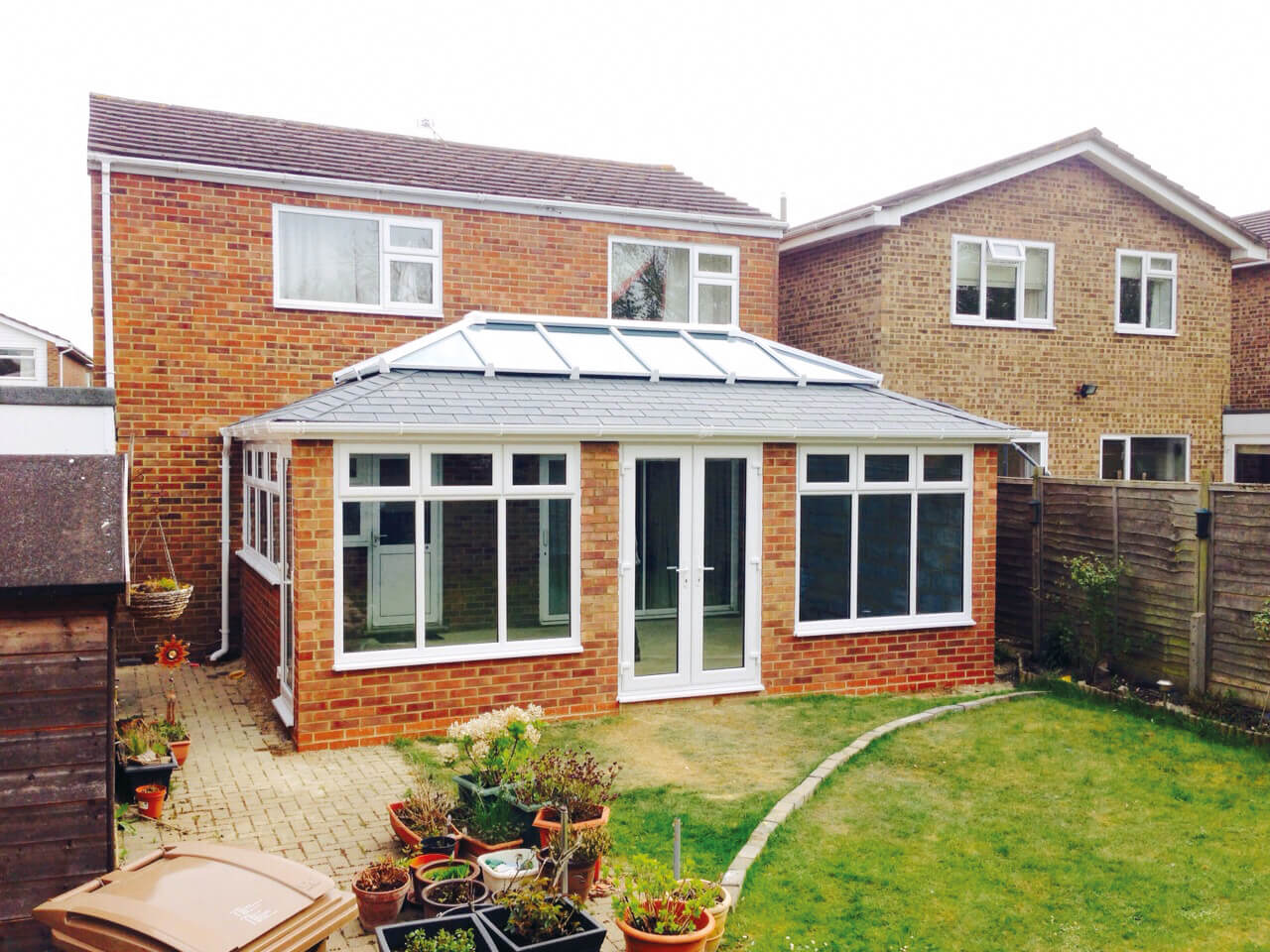 Supalite tiled roof orangery