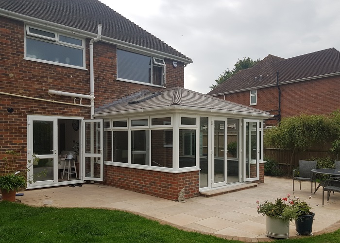 A stone black supalite tiled roof