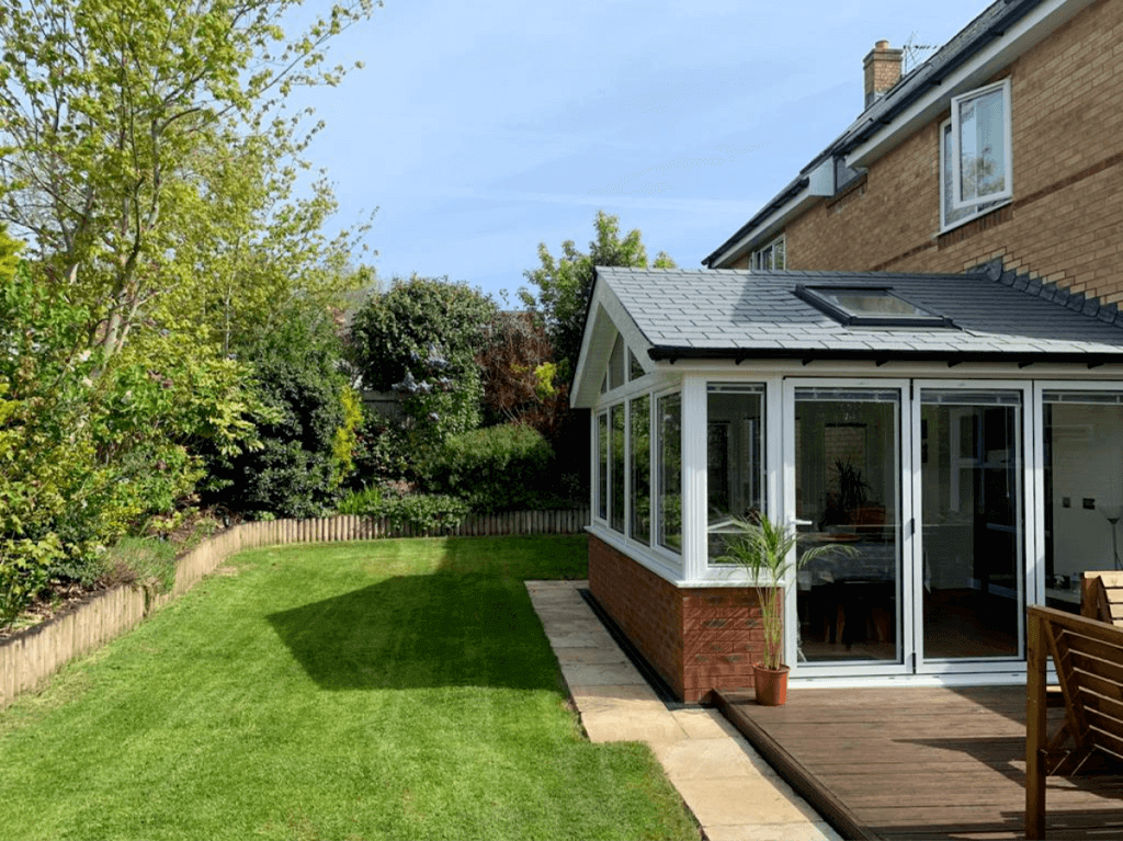 A stone black supalite tiled roof