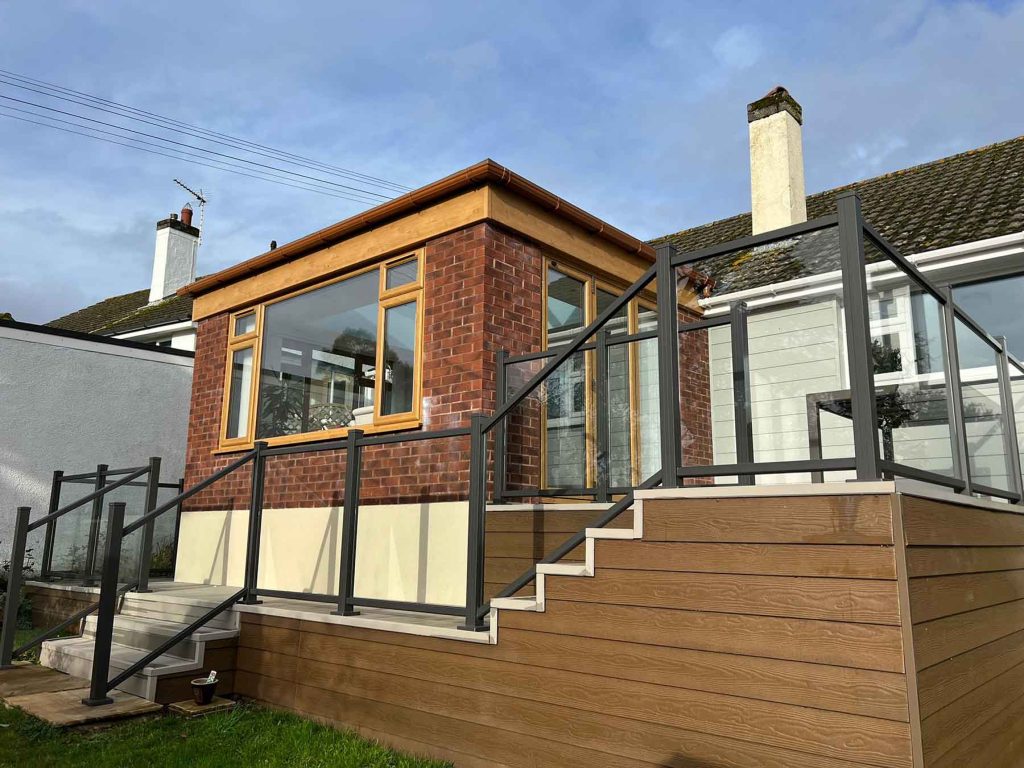 brown upvc extension