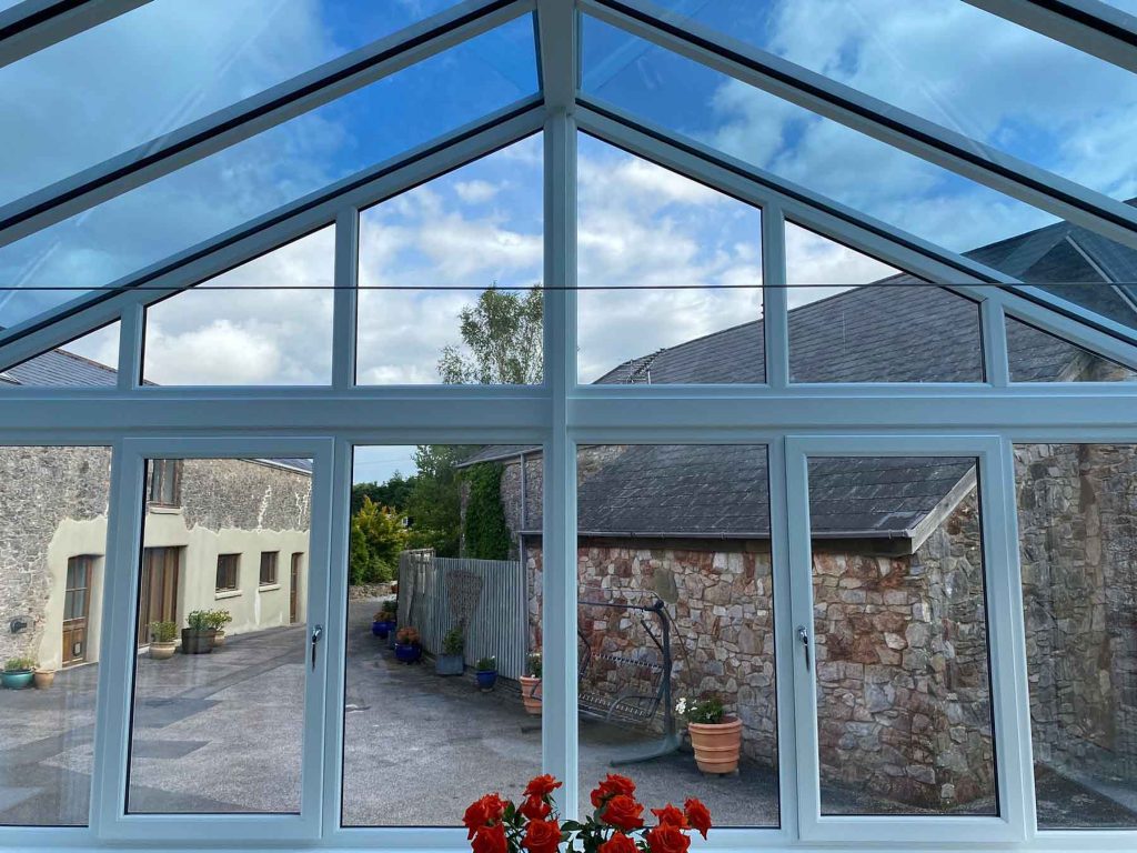 glass roof conservatory